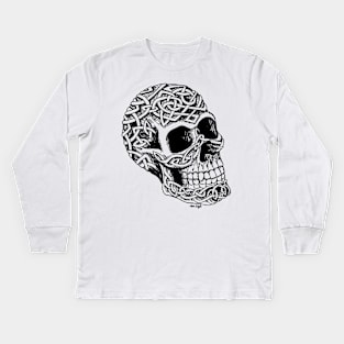 Celtic Skull Kids Long Sleeve T-Shirt